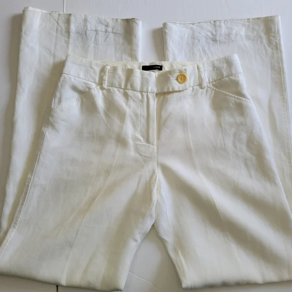 Vintage J.Crew Linen Pants. - Picture 7 of 10